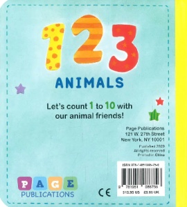 1 2 3 Animals - Counting Book #BK292 - Img 6