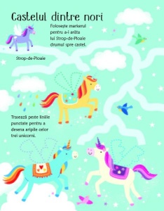 Activitati cu unicorni. Scrie si sterge ( Usborne) #CR104 - Img 4