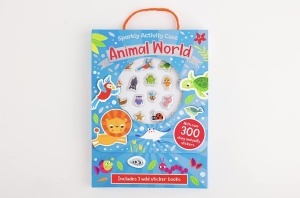Animal World: Sparkly Activity Case & Puffy Stickers - 3 books #BK531 - Img 5