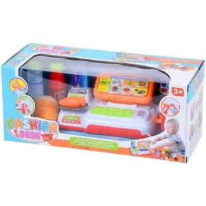 Casa de marcat Interactiva cu Lumini,Sunete, Produse alimetare, Scanner, calculator #JJ5574