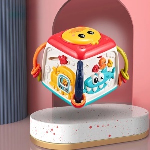 Cub Educativ Interactiv cu Activitati 6 in 1 pentru bebelusi #JJ5351 - Img 8