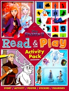 Disney Frozen 2: Read & Play Activity Pack (Story book, Activity book, Figurines, Poster, Sticker) #BK220 - Img 1