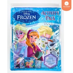 Disney Frozen: Activity Pack (Colouring book, Activity book, Sticker, pencils) #BK500