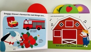 Doggy Dave: Colourful Fun- Pull the Tabs - Priddy Books #BK392 - Img 3