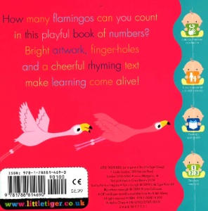 Flamingo - A Colourful Book Of Counting -My Peek Through #BK163 - Img 5