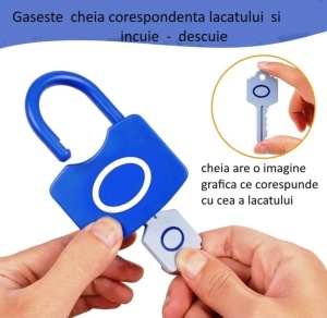 Joc Montessori cu lacăte, chei și forme geometrice #JJ5019 - Img 5