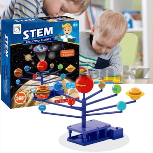 Joc STEM Educativ si Creativ Sistemul Solar cu Proiector, pictura planete #JJ5393