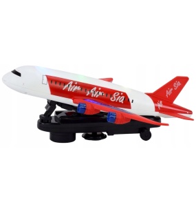Jucărie interactivă Avion 35 cm cu lumini, deplasare automată și evitarea obstacolelor #JJ5129 - Img 2