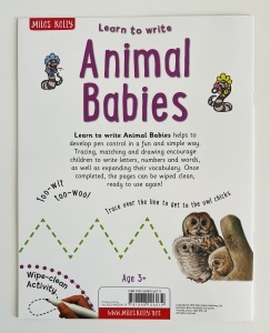 Learn to Write - Wipe Clean - Animal Babies #BK358 - Img 8