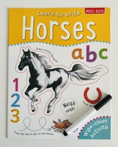 Learn to Write - Wipe Clean - Horses #BK360