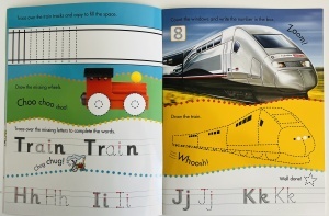 Learn to Write - Wipe Clean - Trains #BK363 - Img 4