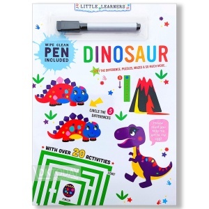 Little Learners: Dinosaur - Wipe Clean Activity Book #BK402