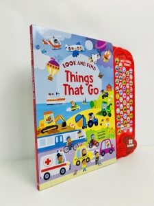 Look and Find: Things That Go - 50 Button Mega Sound Book #BK535 - Img 2