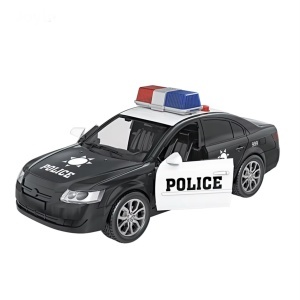 Masina de Politie cu Lumini, Sunete, Usi care se Deschid, Functie Inertiala #JJ5509 - Img 3