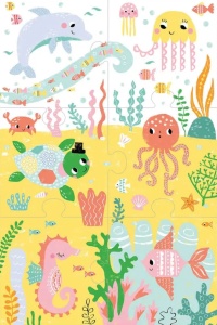 Ocean Friends - Pull-Out double-sided Jigsaw Book #BK053 - Img 3