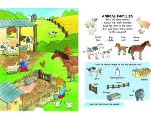Pull the Tabs: 100 Words - On the Farm #BK327 - Img 2