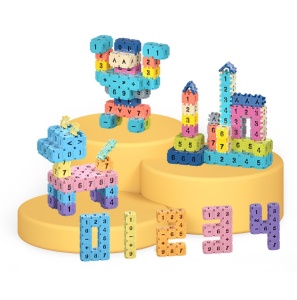 Set de Asamblare - Placute Matematice, 120 piese, multicolor #JJ5384 - Img 4