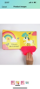 Where’s Mr. Unicorn ? - Felt Flaps and Mirror #BK045 - Img 2