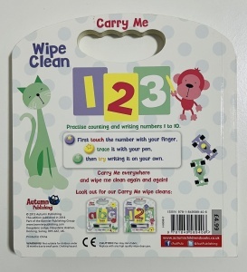 🌈Oferta Zilei❗️ 123 Carry Me - Wipe Clean #BK452 - Img 7