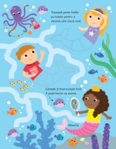 Activitati cu sirene. Scrie si sterge ( Usborne) #CR101 - Img 5