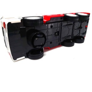Ambulanta cu Lumini, Sunete si Functie de Rotire 26.8 cm #JJ5215 - Img 4
