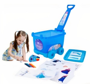 Cărucior cu accesorii pentru Desenat/Colorat: Frozen #JJ5124 - Img 2