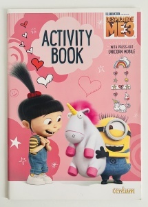 Despicable Me 3 - Activity Book - With Press Out Unicorn Mobile #BK329