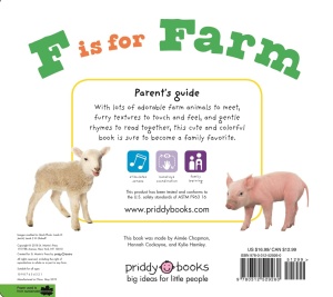 F is for Farm- Touch and Feel - Priddy Books #BK127 - Img 6