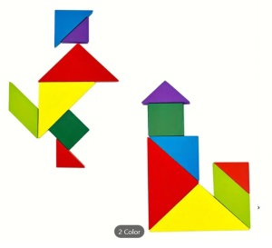 Joc Tangram Magnetic din Lemn #JJ5089 - Img 4
