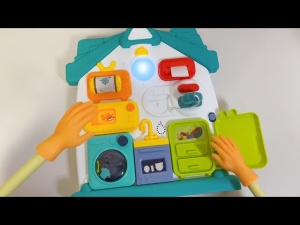 Jucarie Interactiva Casuta cu Activitati, Busy Board tip Montessori#JJ5253 - Img 3