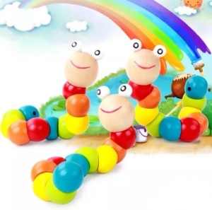 Jucarie Omida de Lemn, Multicolor #JJ5372