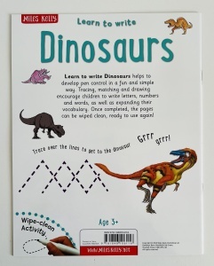 Learn to Write - Wipe Clean - Dinosaurs #BK361 - Img 9