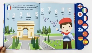 Let’s Count 1-10 Around the World - 10 Languages Sound Book #BK332 - Img 4