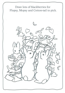 Peter Rabbit: Favourite Foods - Colouring and Doodle Book, Beatrix Potter #BK558 - Img 3
