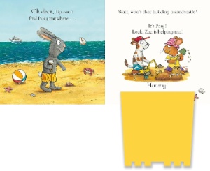 Pip and Posy: Where are you? - At the Seaside- Felt Flaps, Axel Scheffler #BK536 - Img 8