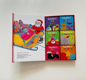 Santa’s Christmas Box of Books - 6 little books inside #BK498 - Img 2