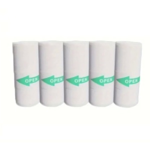 Set 5 role Hartie Termica Autocolanta pt Mini imprimanta foto, alb #JJ5585