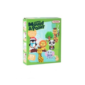 Set creativ DIY - Modeleaza si Picteaza 7 Magneti de Frigider, tematica Zoo #JJ5267 - Img 6