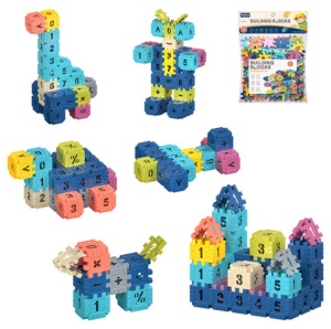 Set de Asamblare - Placute Matematice, 120 piese, multicolor #JJ5384