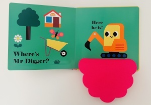 Where’s Mr. Digger? - Felt Flaps and Mirror #BK181 - Img 2