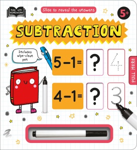 Wipe-Clean: Substraction - Pull the Tabs to Reveal the Answear #BK433