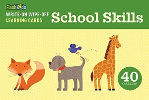 Write-On Wipe-Off Learning Cards : School Skills #BK435