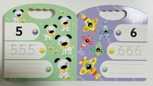 🌈Oferta Zilei❗️ 123 Carry Me - Wipe Clean #BK452 - Img 4