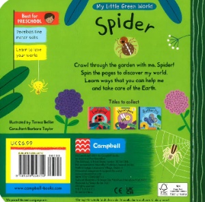 🌈Oferta Zilei❗️ My Little Green World: Spider - Spin and See - Campbell #BK284 - Img 7