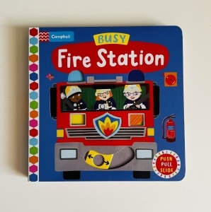 Busy Fire Station - Push-pull-slide - Campbell #BK516