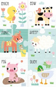 Farm Friends - Pull-Out double-sided Jigsaw Book #BK028 - Img 4
