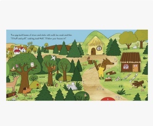 First Stories: The Three Little Pigs - Push-pull-slide - Campbell #BK525 - Img 4