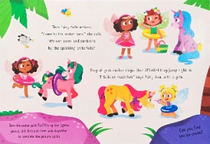 Jigsaw Book: Unicorn & Fairies, Igloo (big book) #BK488 - Img 2