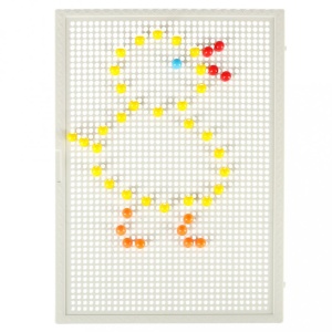 Joc creativ Mozaic cu pioneze in servieta, 296 piese #JJ5646 - Img 4
