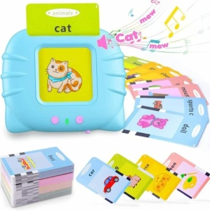 Joc interactiv Cititor de carduri 224 cuvinte în limba engleză, Bleu #JJ5071 - Img 2